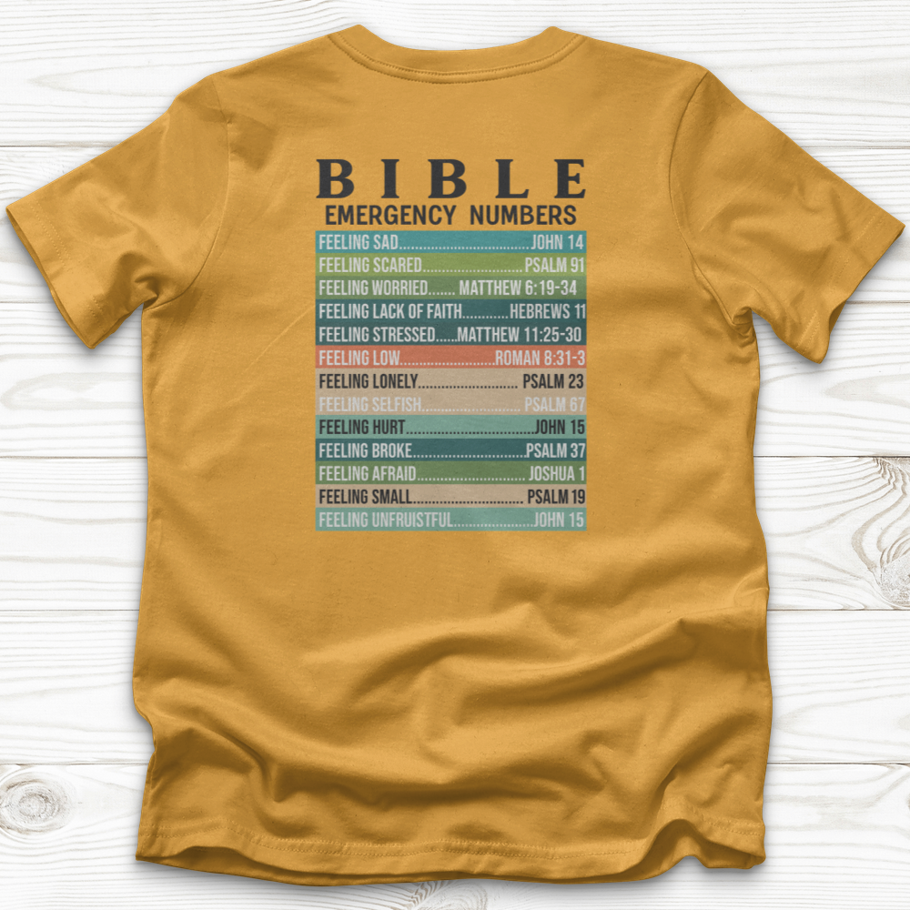 Bible Emergency Numbers T-Shirt