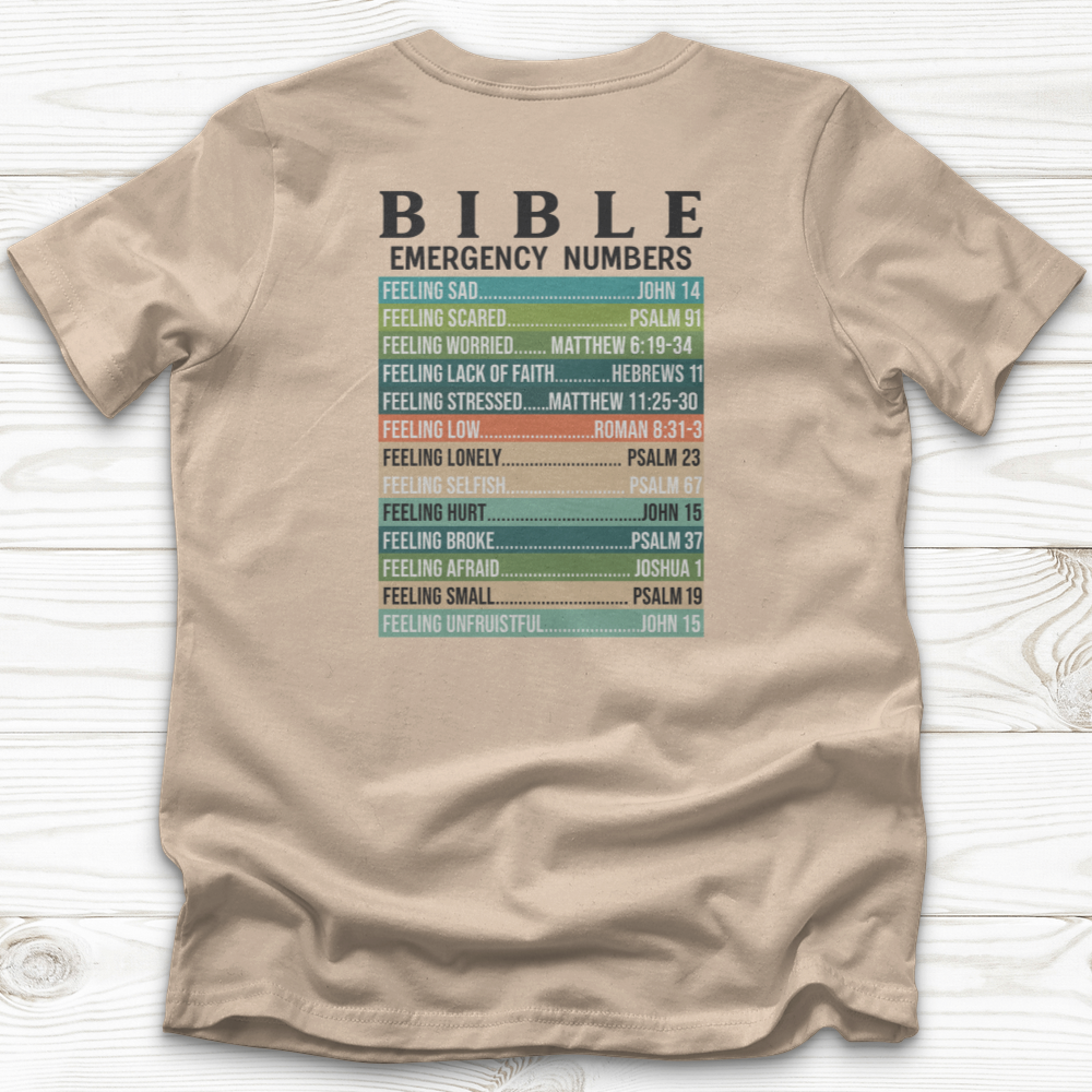 Bible Emergency Numbers T-Shirt