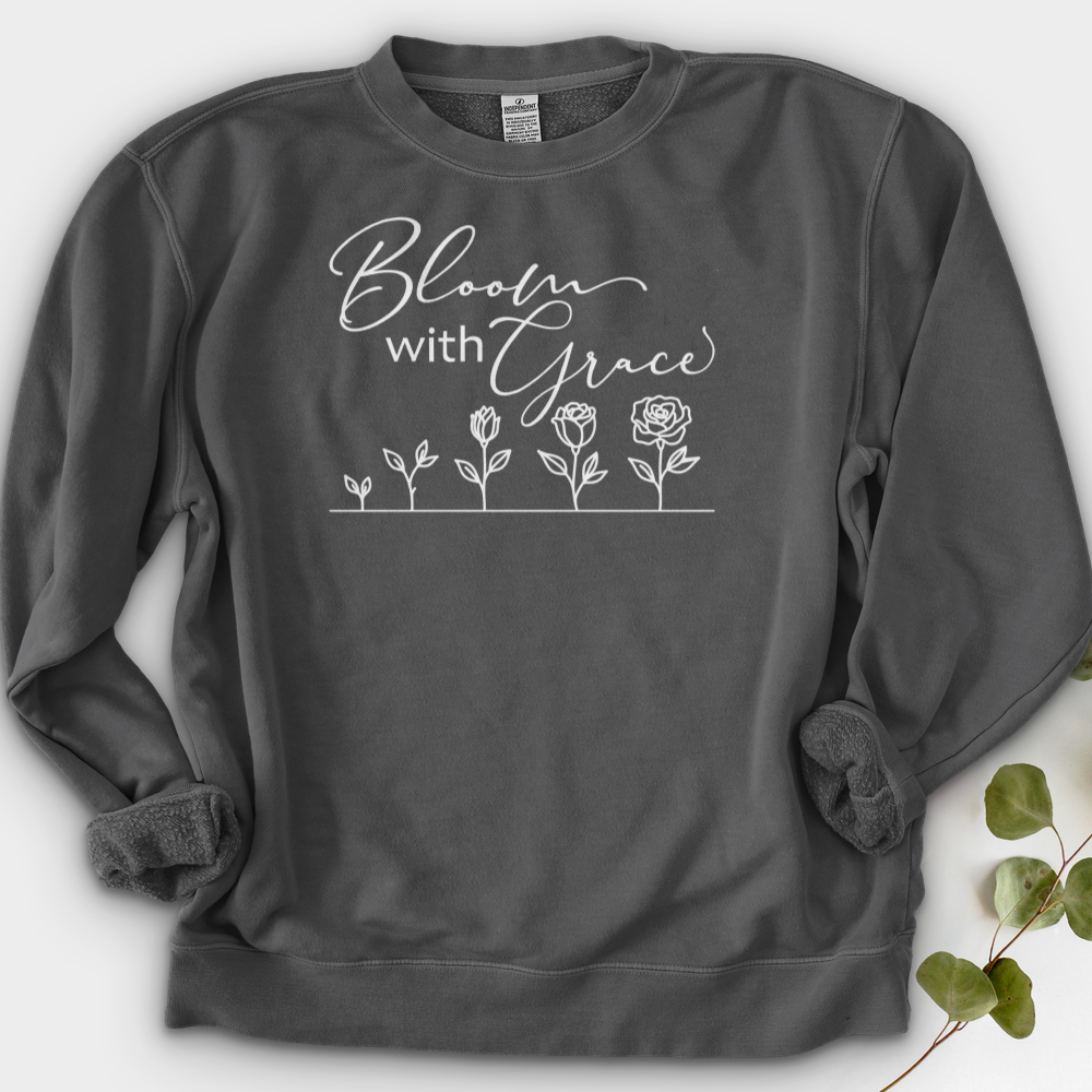 Bloom With Grace 01 Crewneck