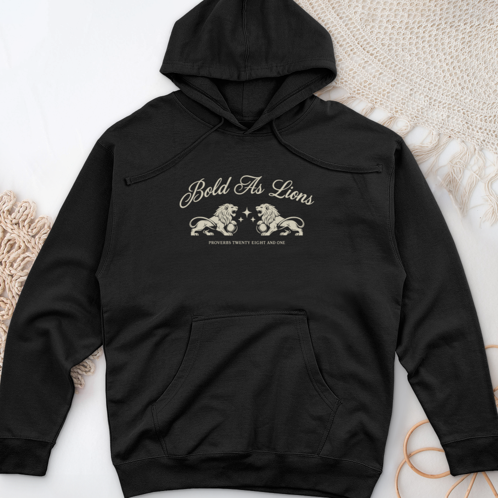 Bold as Lions Midweight Hooded Sweatshirt