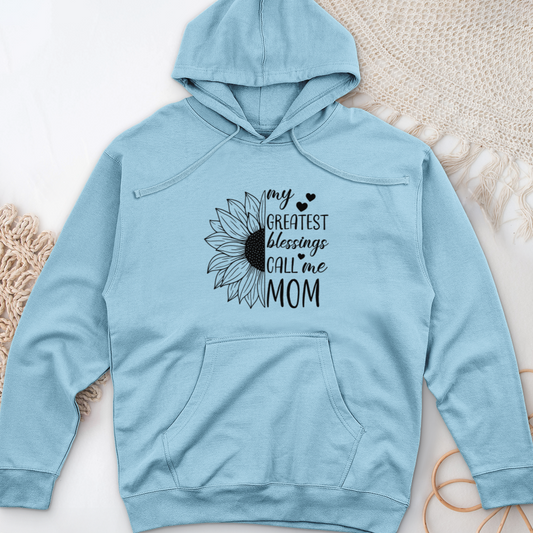 Call Me Mom Midweight Hooded Sweatshirt