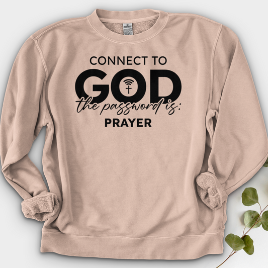 Connect to God Crewneck