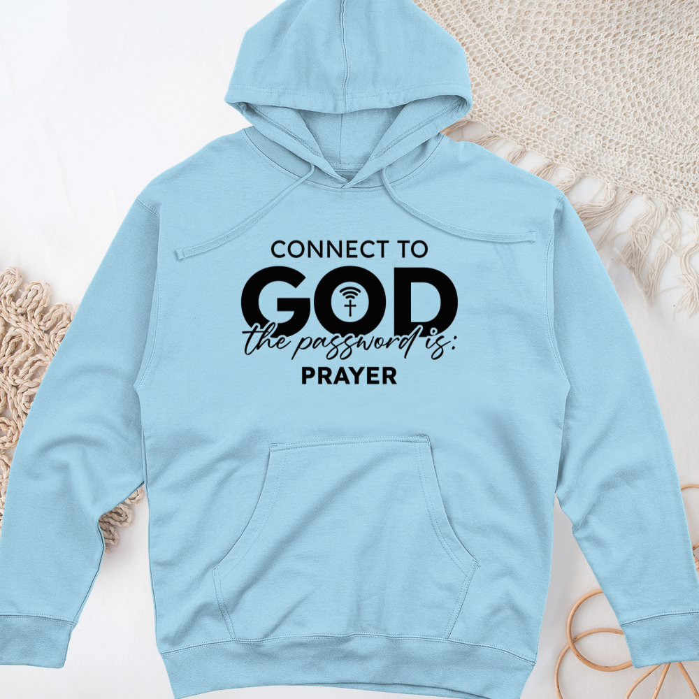 Connect to God Midweight Hooded Sweatshirt