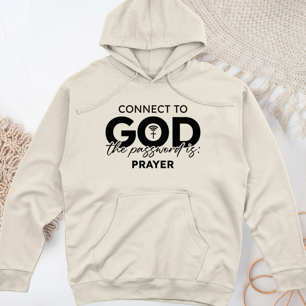 Connect to God Midweight Hooded Sweatshirt
