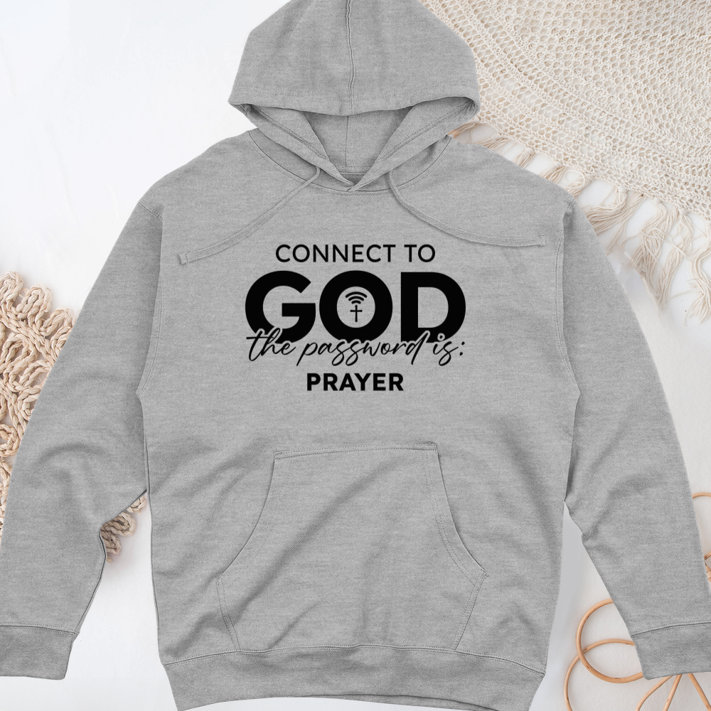 Connect to God Midweight Hooded Sweatshirt