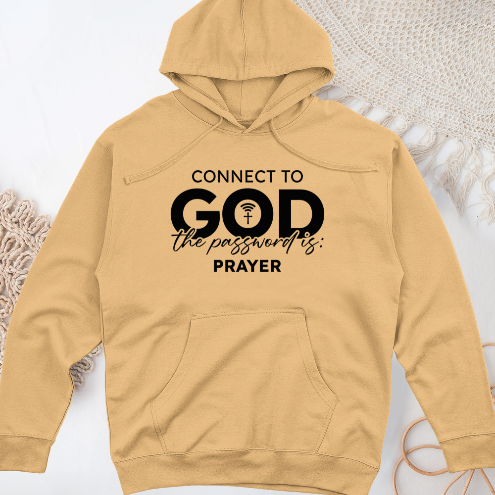Connect to God Midweight Hooded Sweatshirt