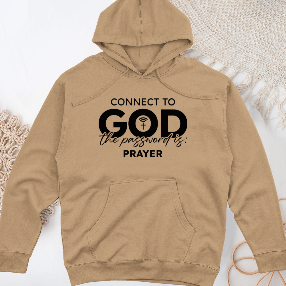 Connect to God Midweight Hooded Sweatshirt