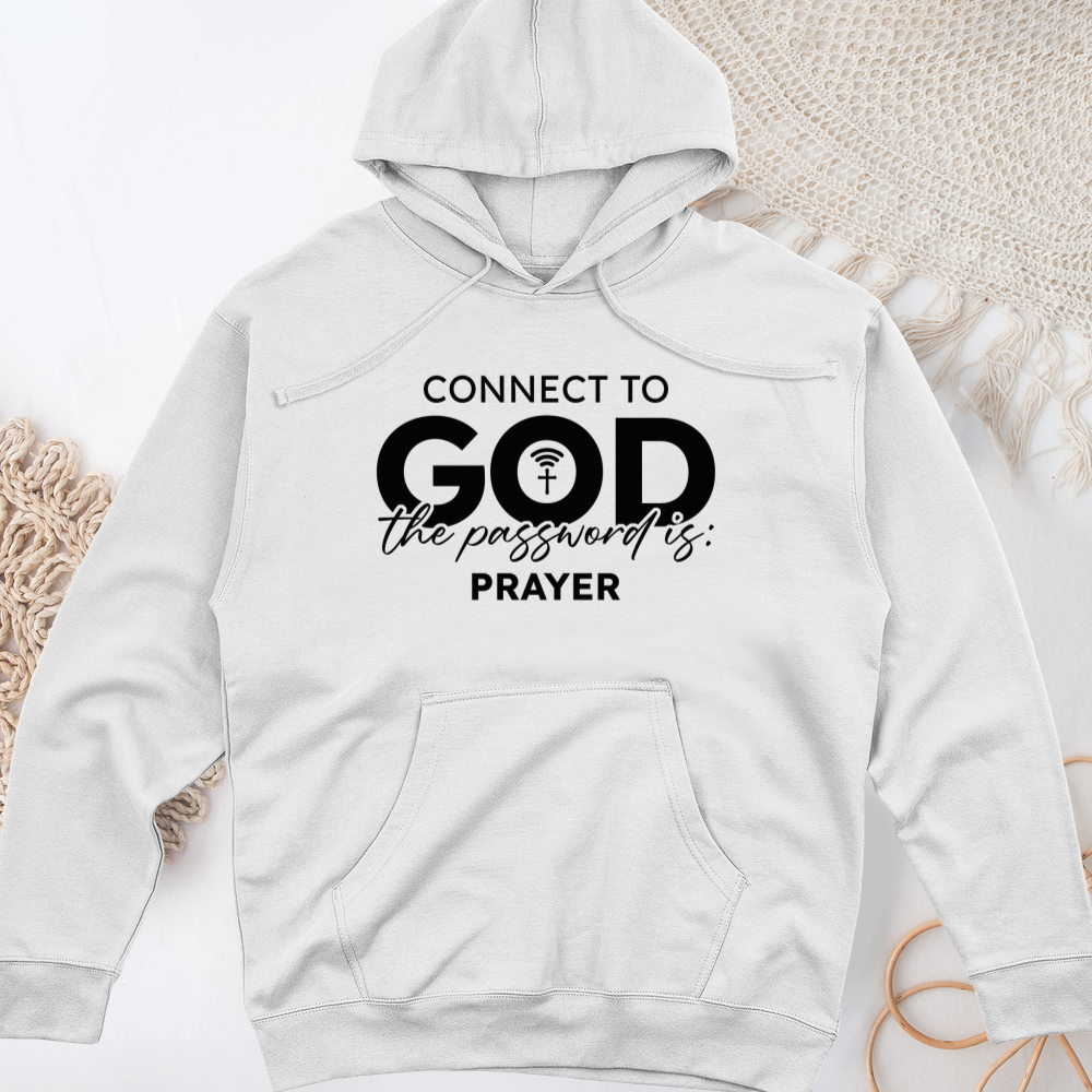 Connect to God Midweight Hooded Sweatshirt