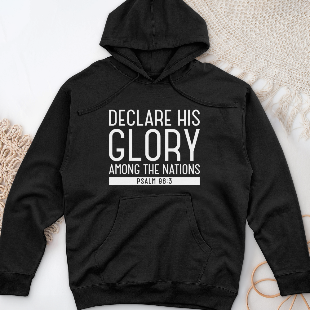 Declare His Glory Midweight Hooded Sweatshirt