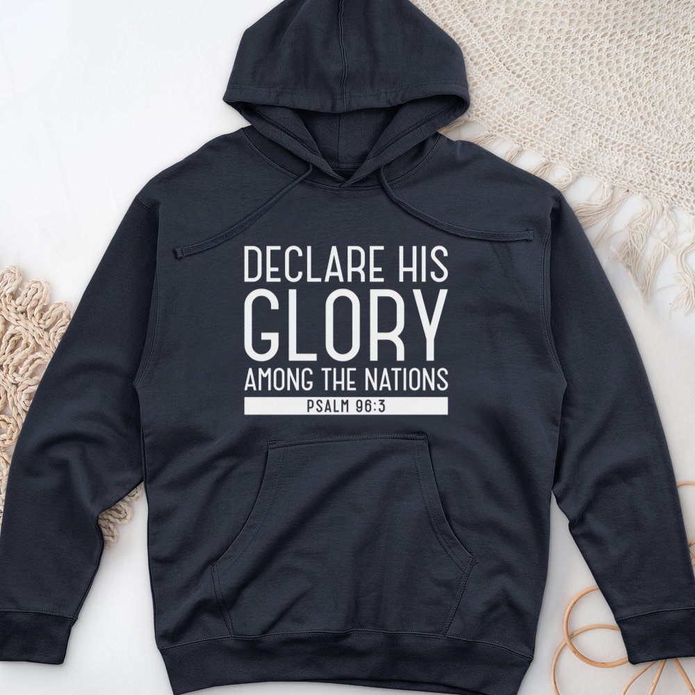 Declare His Glory Midweight Hooded Sweatshirt