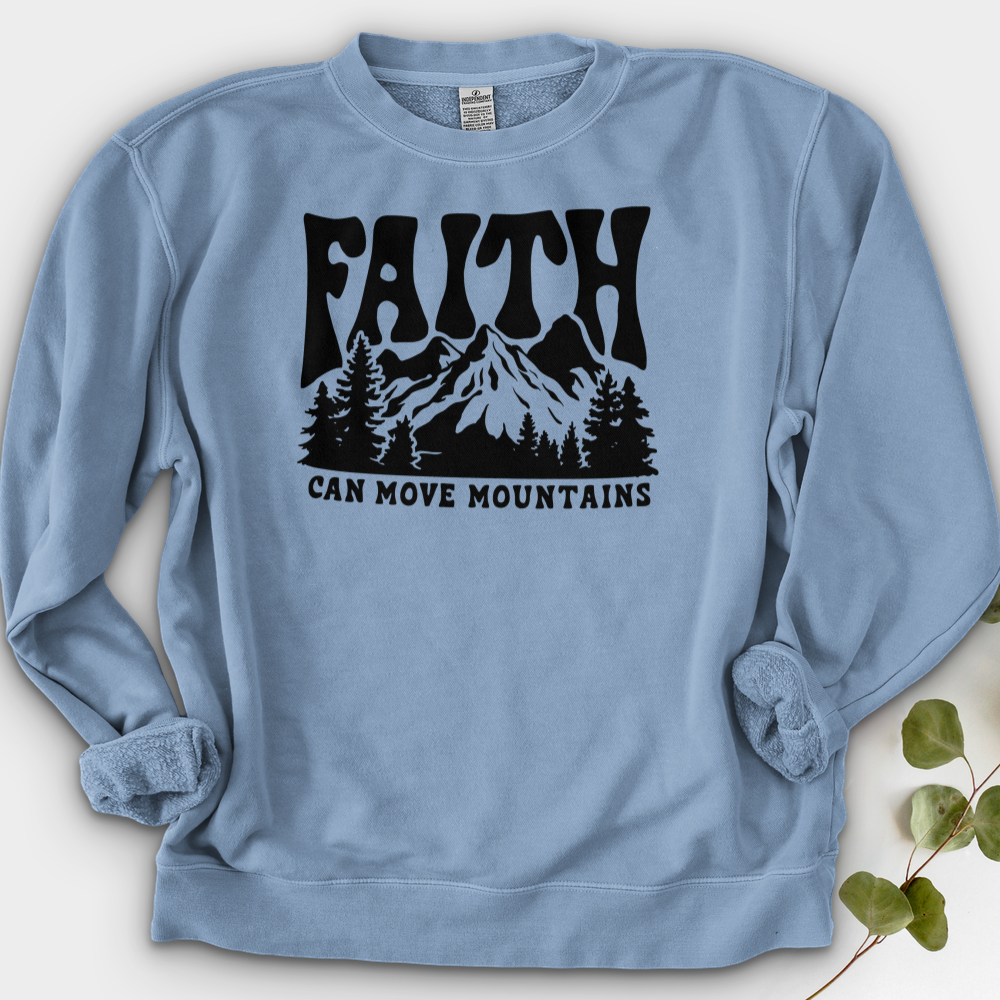 Faith Can Move Mountain Crewneck