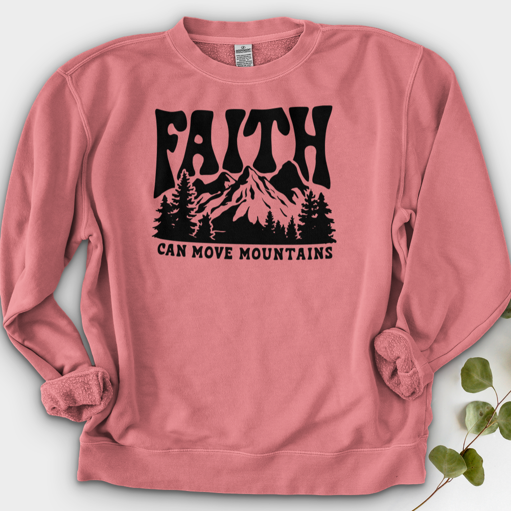 Faith Can Move Mountain Crewneck