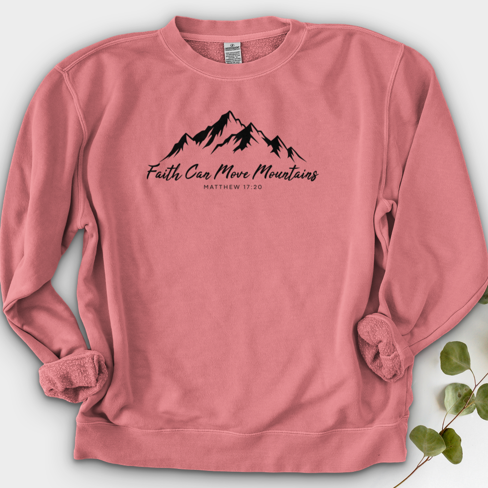 Faith Can Move Mountains Crewneck