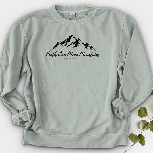 Faith Can Move Mountains Crewneck