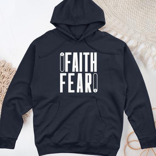 Faith Fear Midweight Hooded Sweatshirt