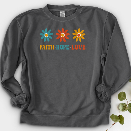 Faith Hope Love Crewneck