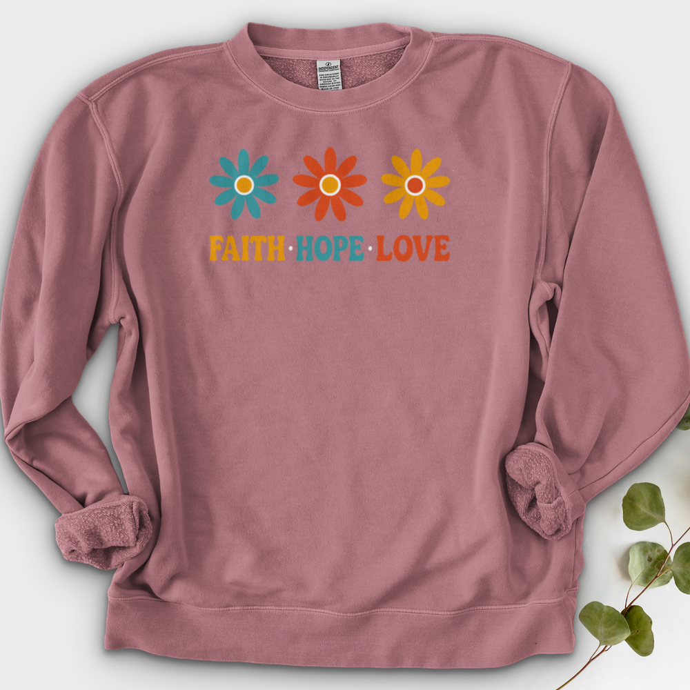Faith Hope Love Crewneck