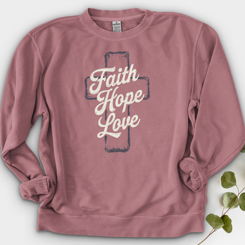 Faith Hope Love Crewneck