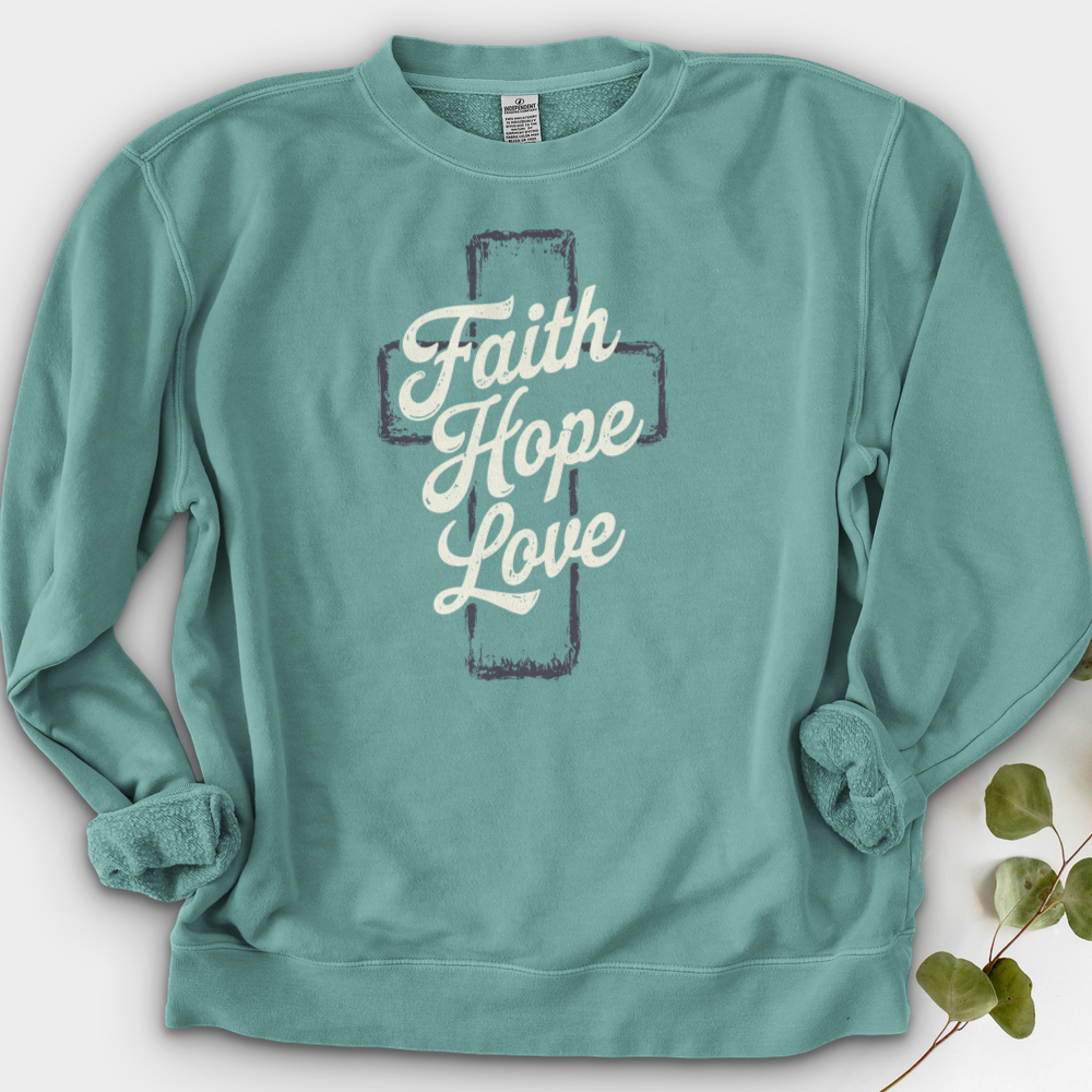 Faith Hope Love Crewneck
