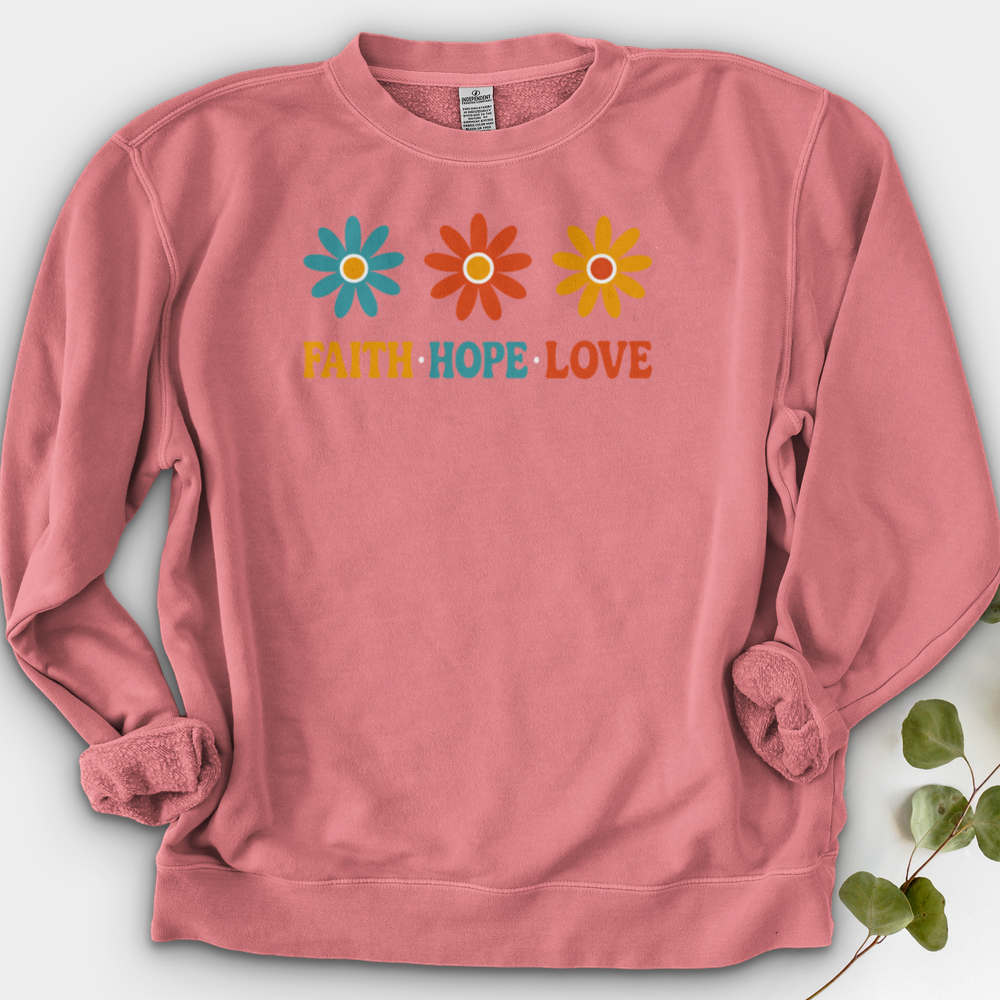 Faith Hope Love Crewneck