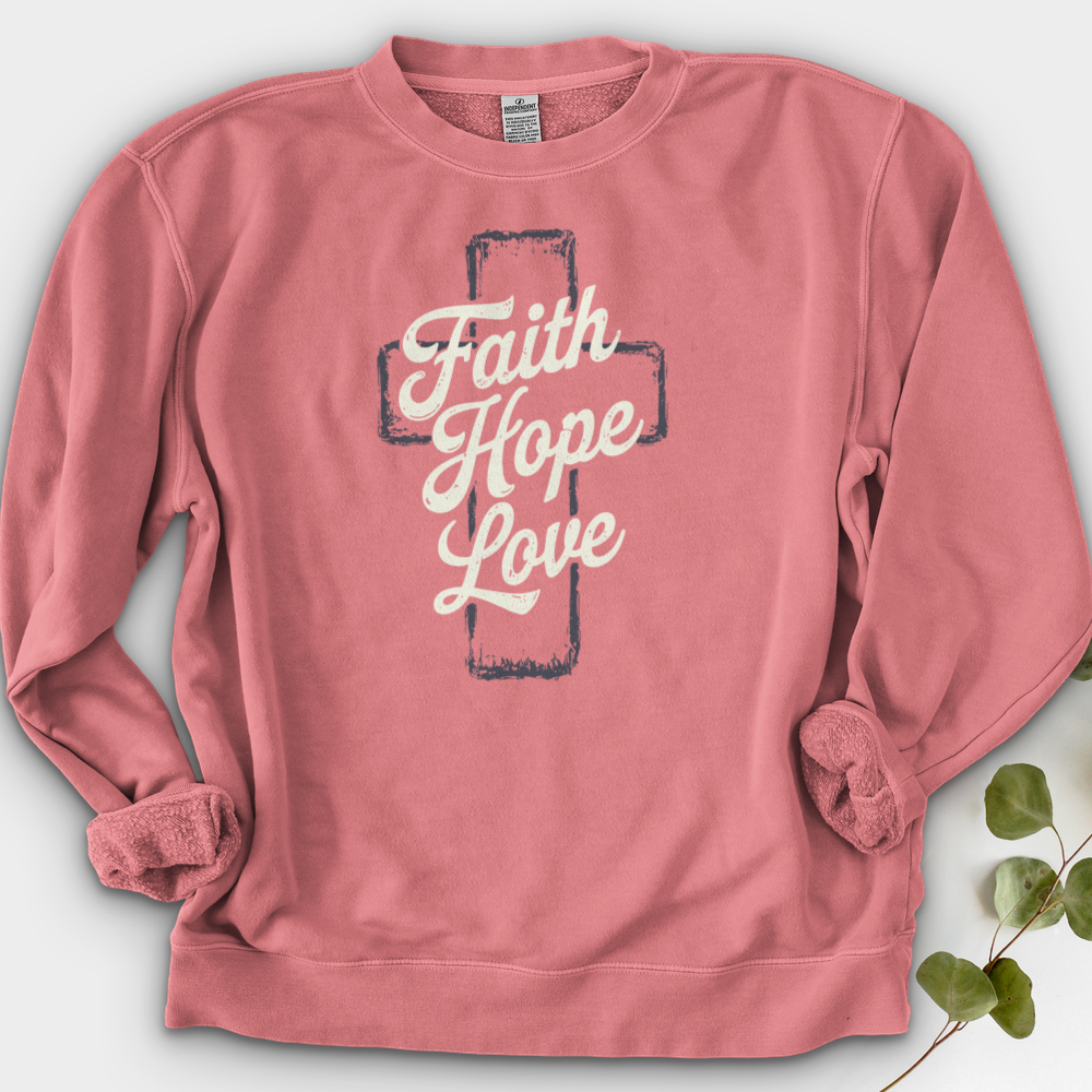 Faith Hope Love Crewneck
