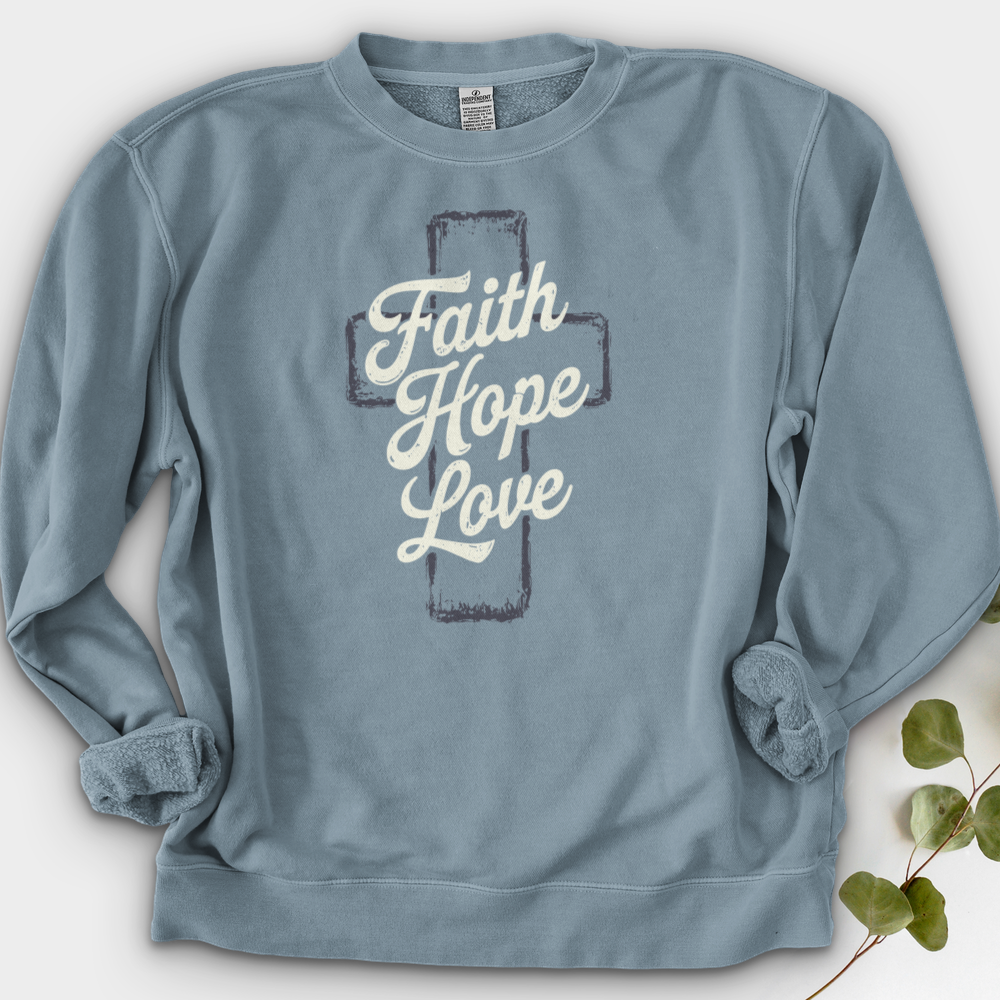 Faith Hope Love Crewneck