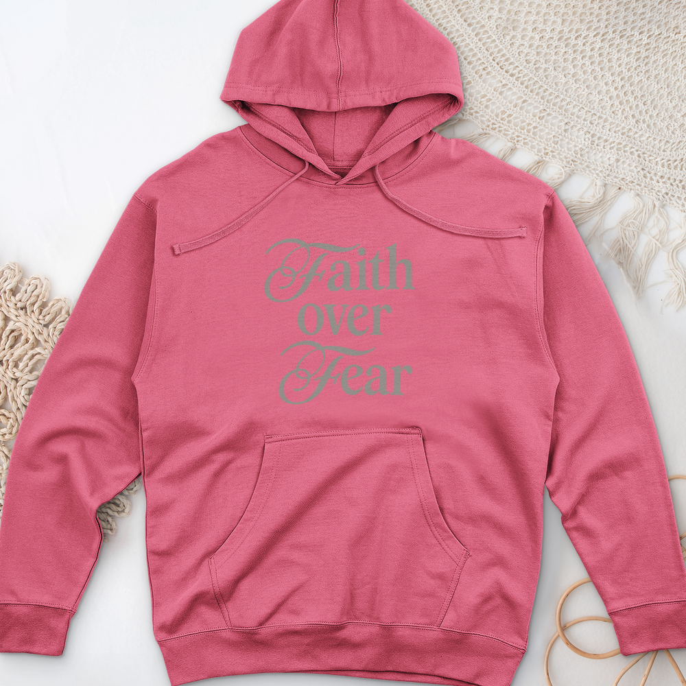 Faith over Fear Midweight Hooded Sweatshirt