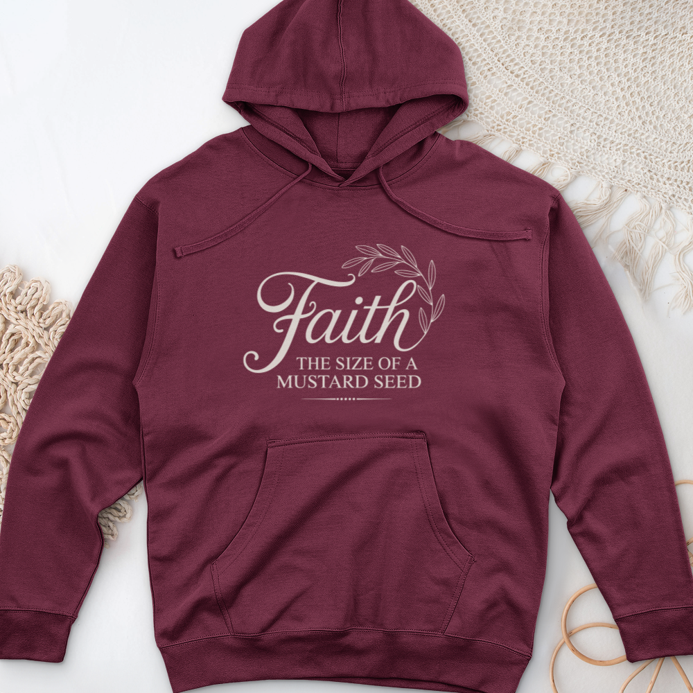 Faith the Size of a Mustard Seed Midweight Hooded Sweatshirt