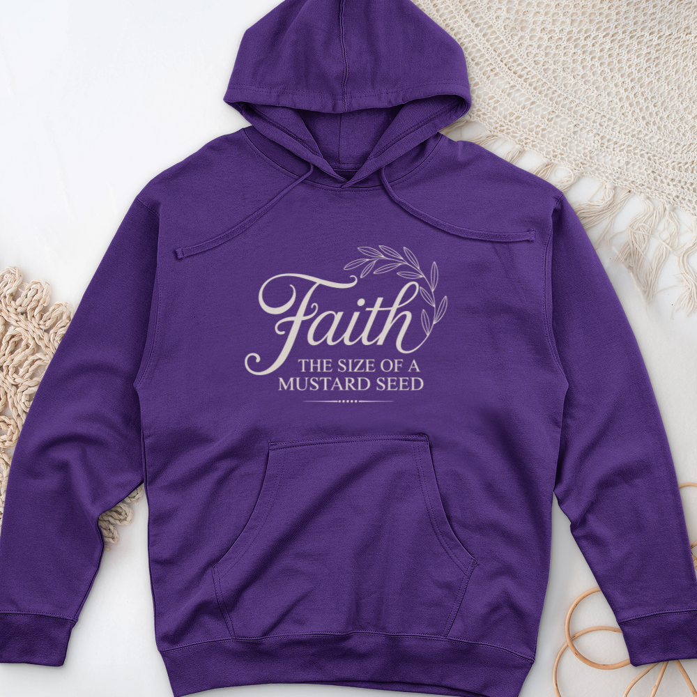 Faith the Size of a Mustard Seed Midweight Hooded Sweatshirt