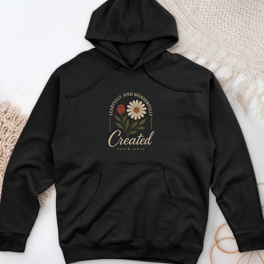 Fearfully and Wonderfully Created Midweight Hooded Sweatshirt