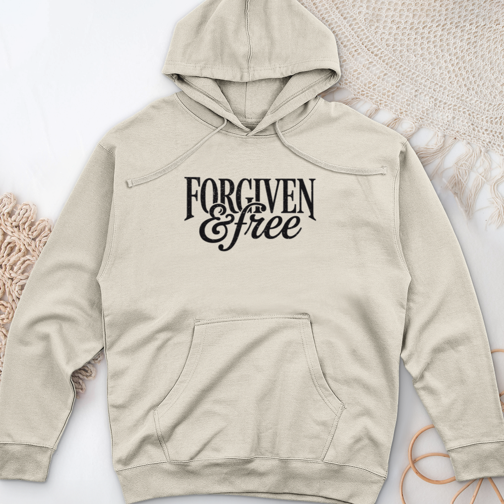 Forgiven and Free Midweight Hooded Sweatshirt