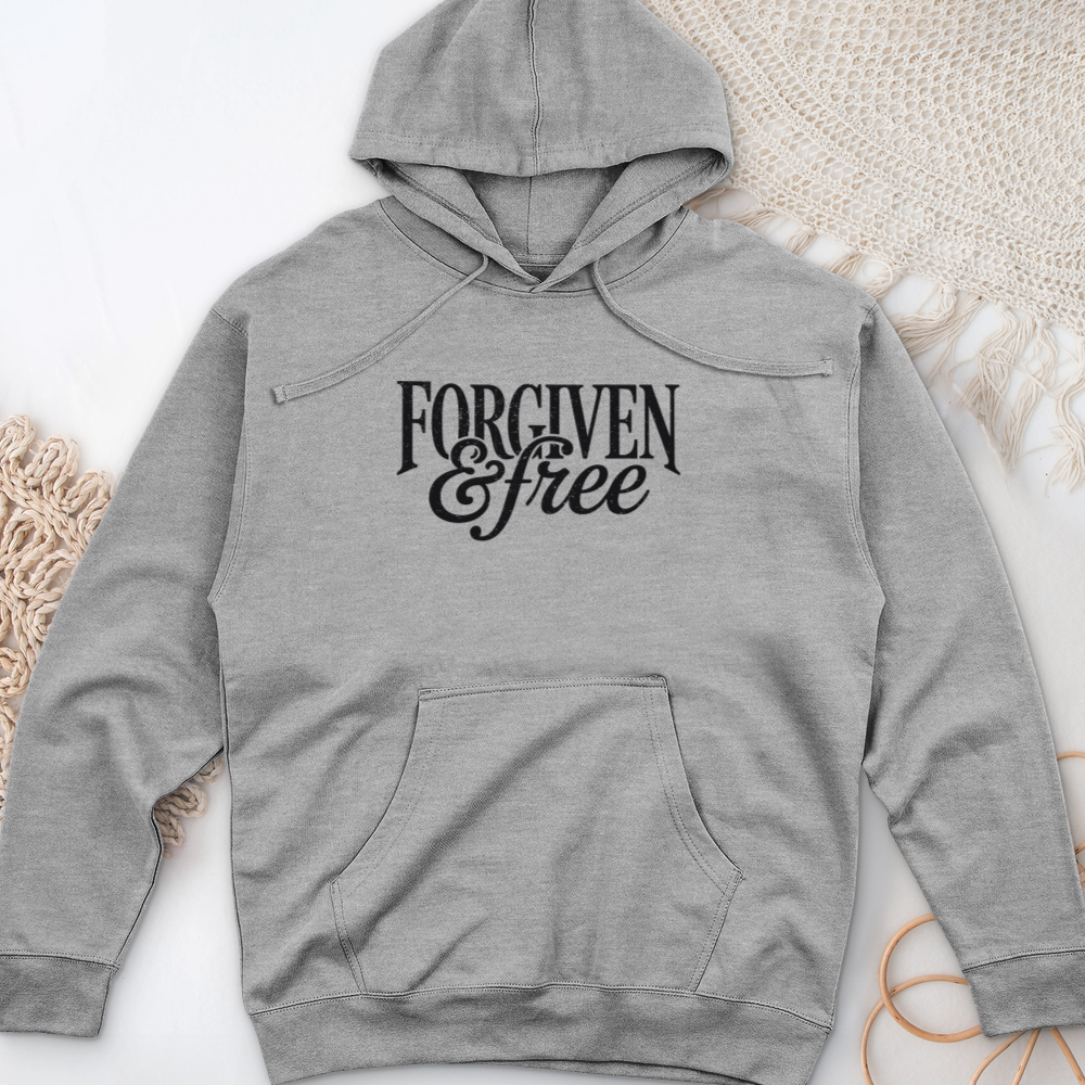 Forgiven and Free Midweight Hooded Sweatshirt