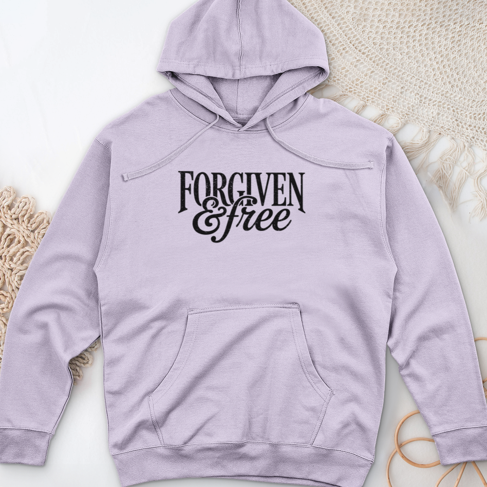 Forgiven and Free Midweight Hooded Sweatshirt