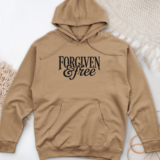 Forgiven and Free Midweight Hooded Sweatshirt
