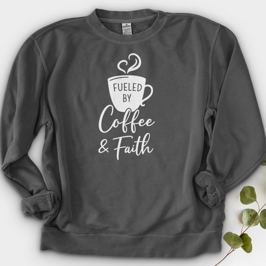 Fueled By Coffee & Faith Crewneck
