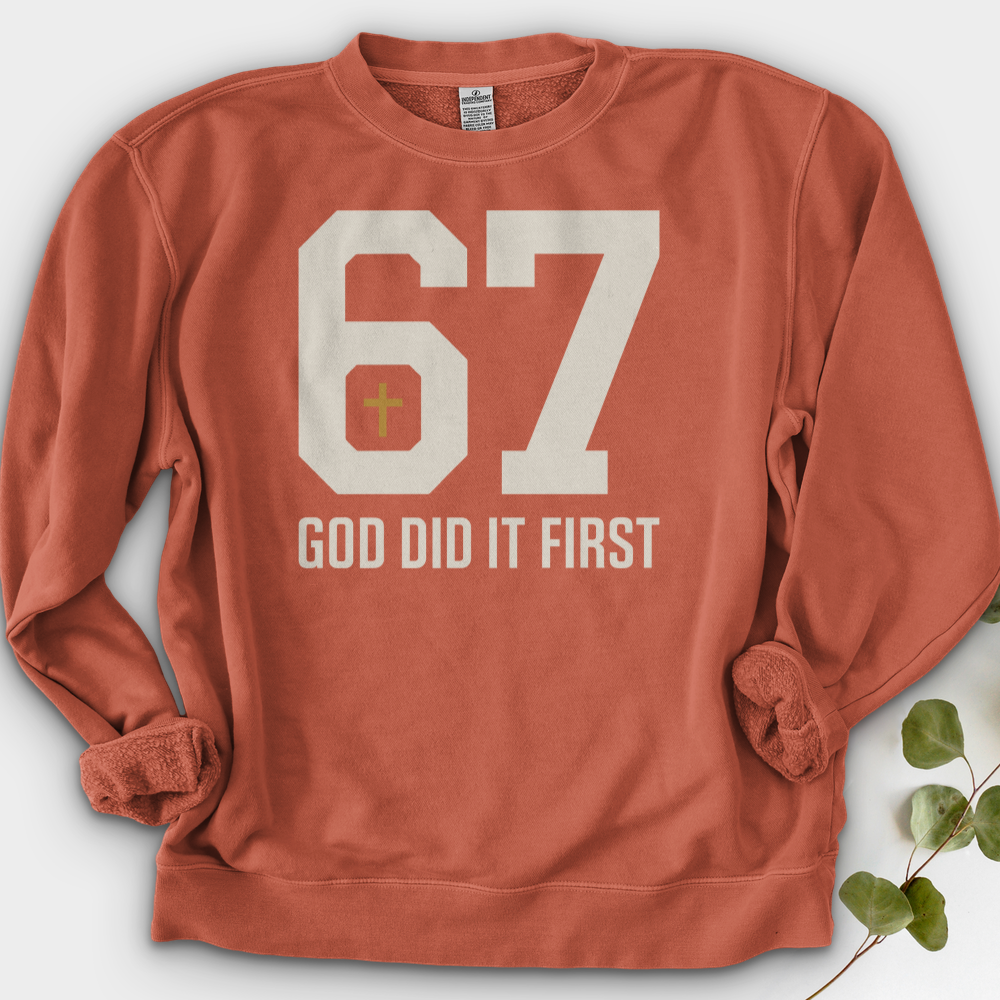 God Did It First 02 Crewneck