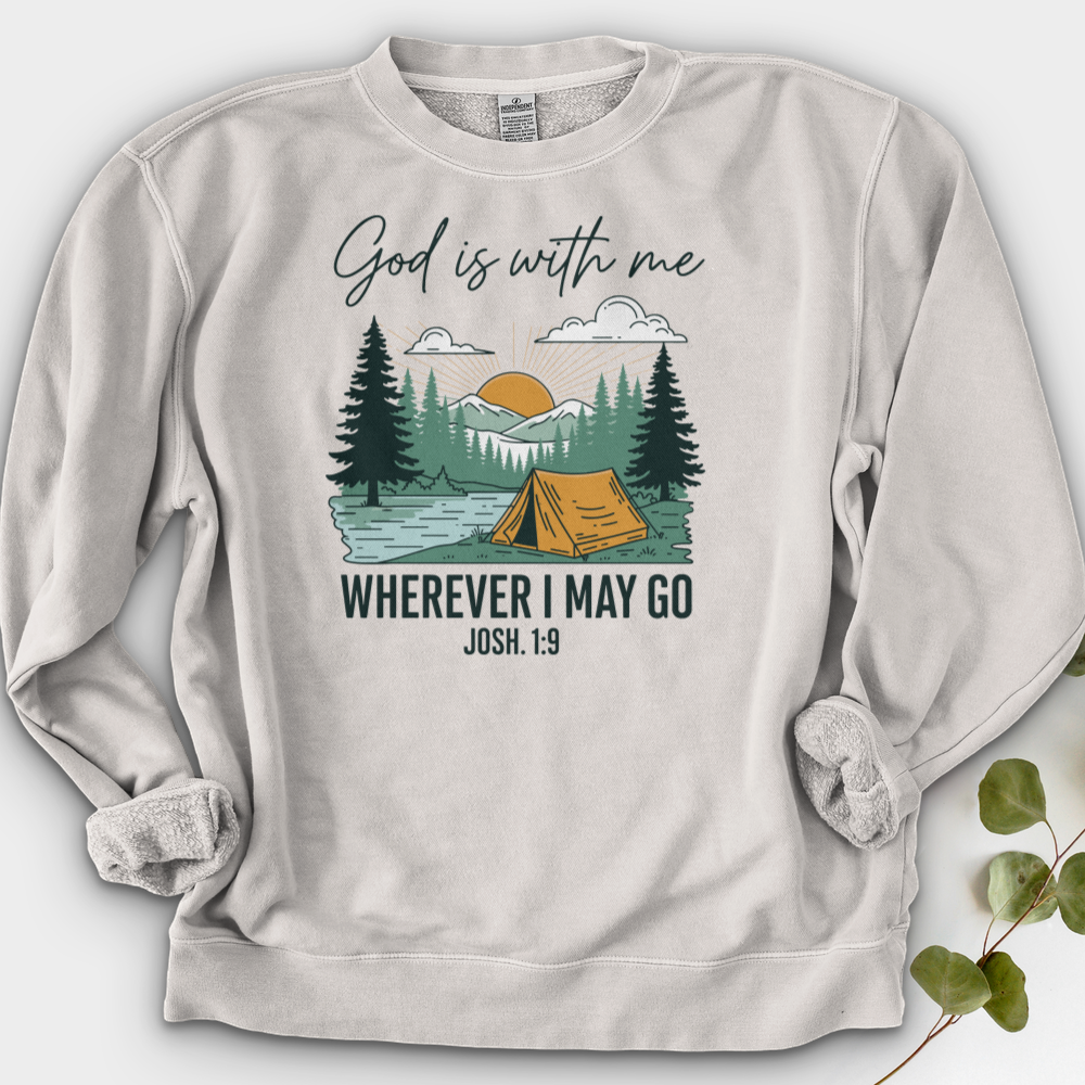 God Is With Me Crewneck