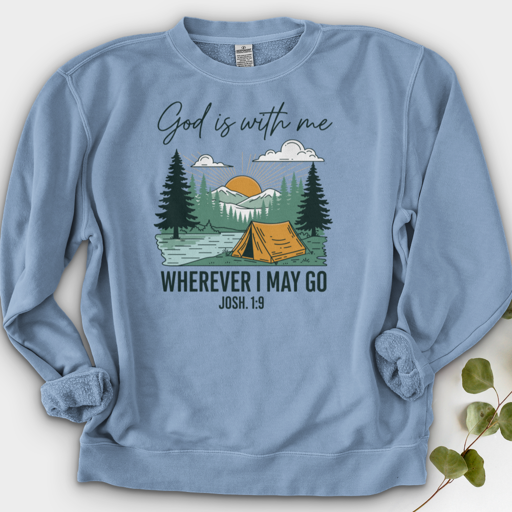 God Is With Me Crewneck