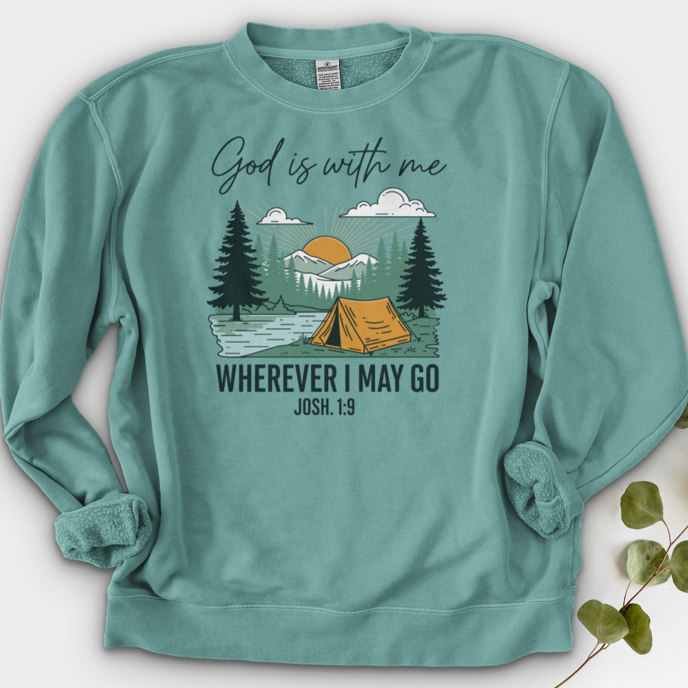 God Is With Me Crewneck