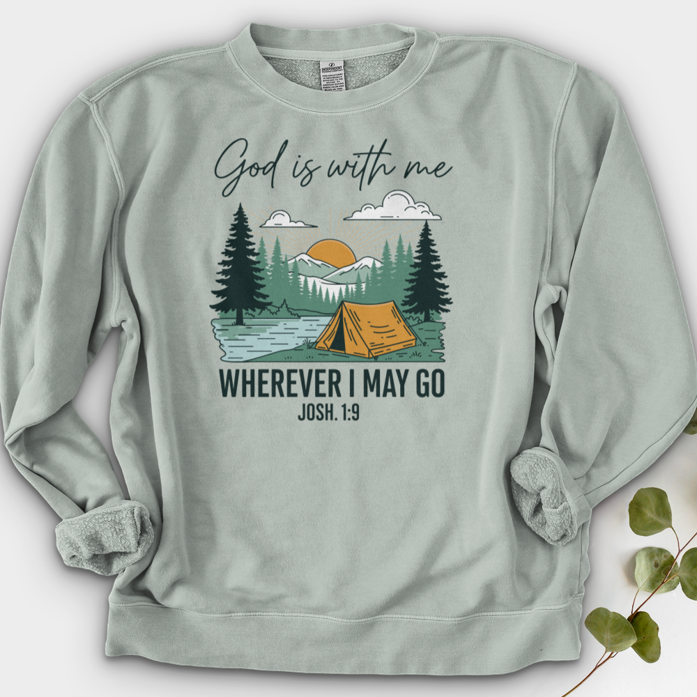 God Is With Me Crewneck