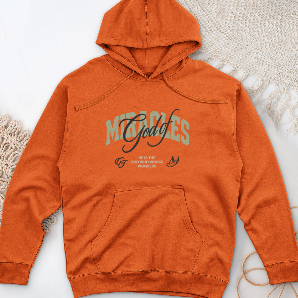 God Of Miracles Midweight Hooded Sweatshirt