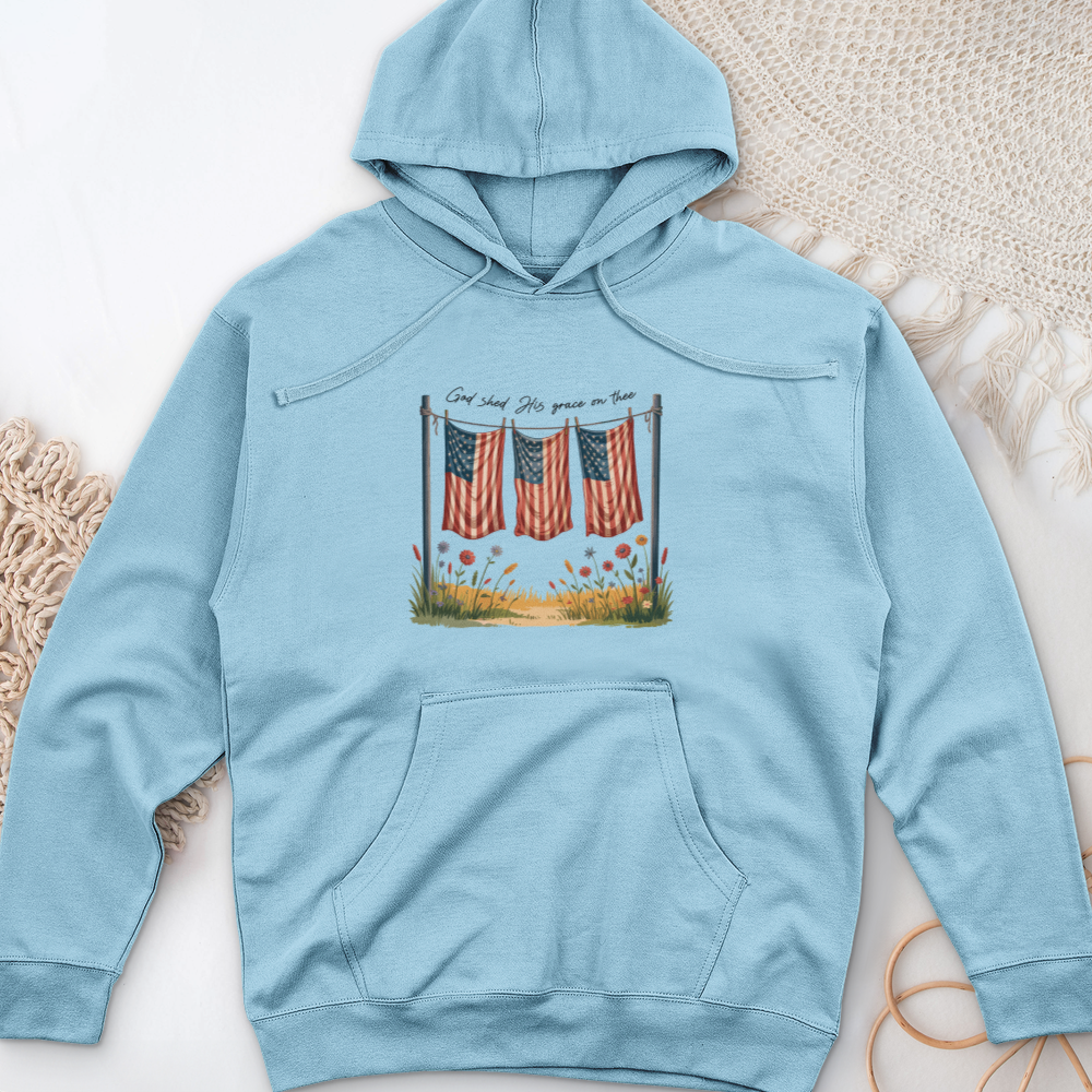 God Shed His Grace on Thee Midweight Hooded Sweatshirt