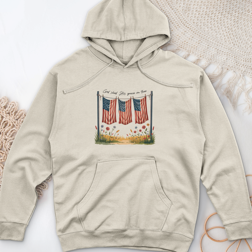 God Shed His Grace on Thee Midweight Hooded Sweatshirt