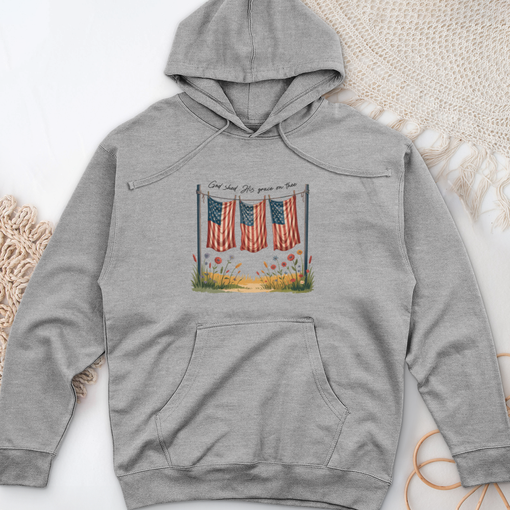 God Shed His Grace on Thee Midweight Hooded Sweatshirt