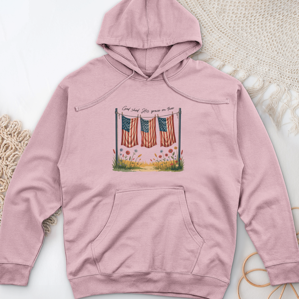 God Shed His Grace on Thee Midweight Hooded Sweatshirt