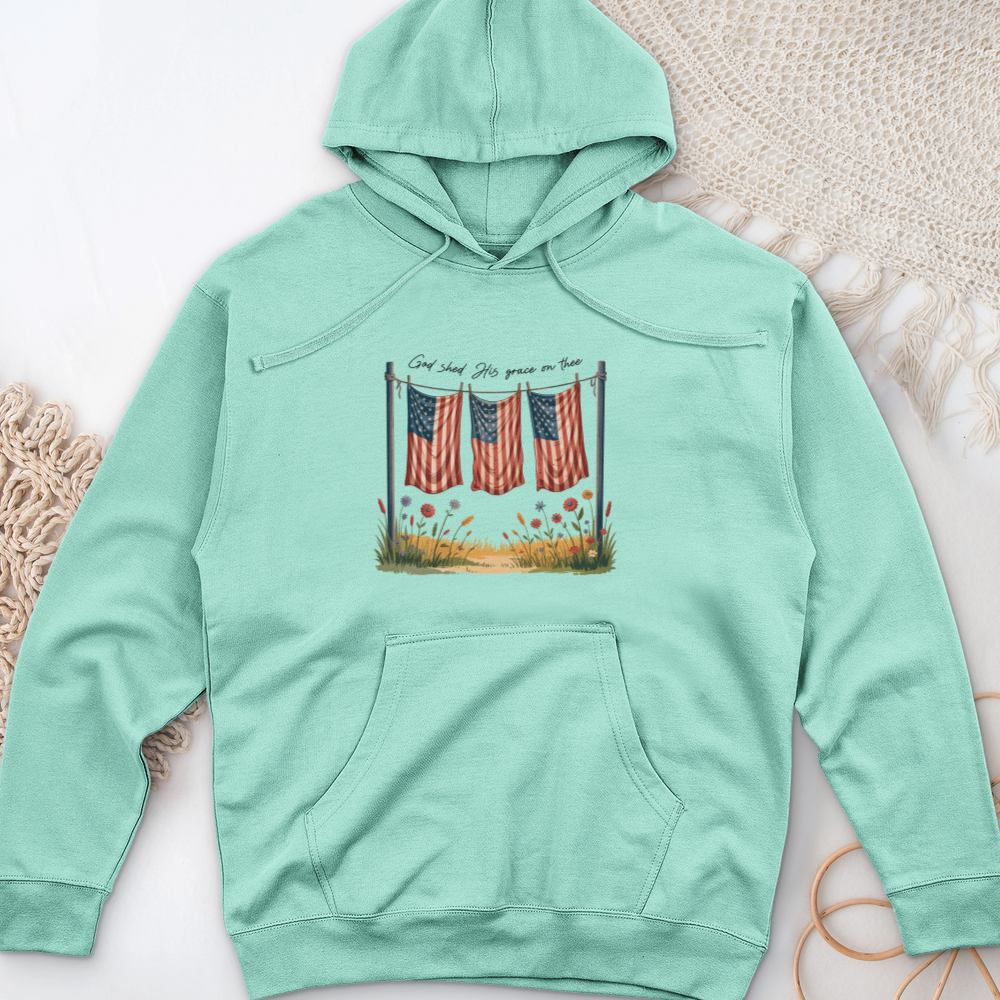 God Shed His Grace on Thee Midweight Hooded Sweatshirt