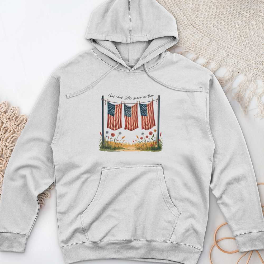 God Shed His Grace on Thee Midweight Hooded Sweatshirt