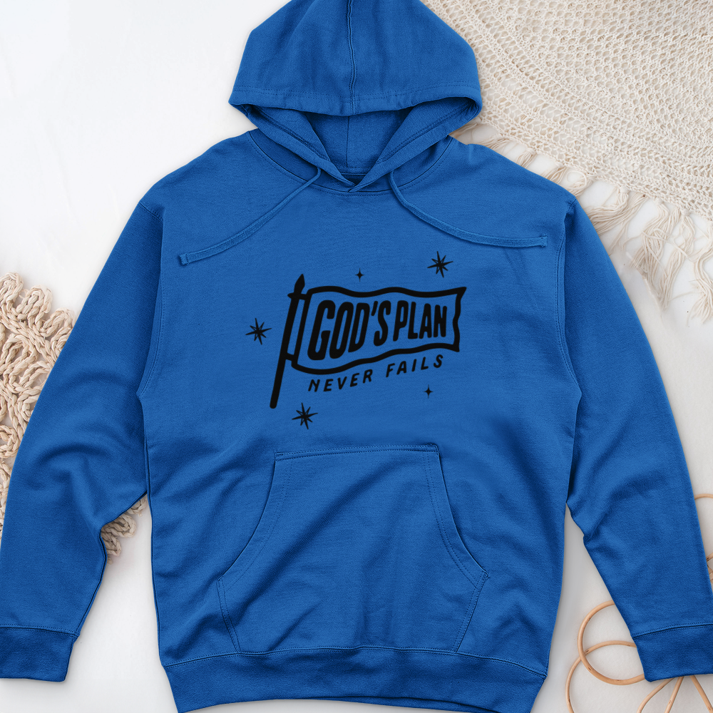 God's Plan Midweight Hooded Sweatshirt