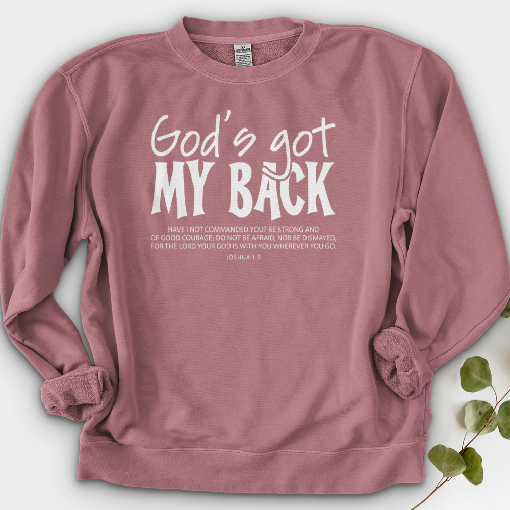 God's Got My Back Crewneck