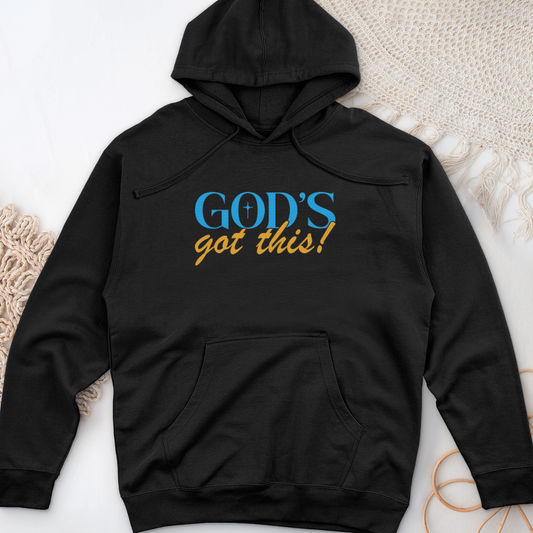 God's Got This! Midweight Hooded Sweatshirt